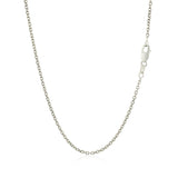 14k White Gold Diamond Cut Cable Link Chain 1.5mm - Premium Chains - Just $381.99! Shop now at Pulse Designer Fashion