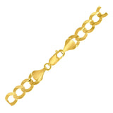 8.2mm 14k Yellow Gold Solid Curb Chain - Premium Chains - Just $4748.99! Shop now at Pulse Designer Fashion