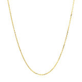 18k Yellow Gold Cable Chain 1.1mm - Premium Chains - Just $381.99! Shop now at Pulse Designer Fashion