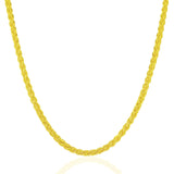 14k Yellow Gold 3.3mm Light Weight Wheat Chain - Premium Chains - Just $1190.99! Shop now at Pulse Designer Fashion