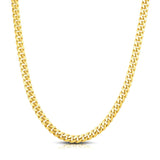 7.0mm 14k Yellow Gold Classic Miami Cuban Solid Chain - Premium Chains - Just $11669.99! Shop now at Pulse Designer Fashion