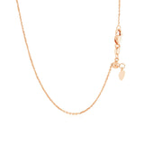 14k Rose Gold Adjustable Cable Chain 0.9mm - Premium Chains - Just $368.99! Shop now at Pulse Designer Fashion