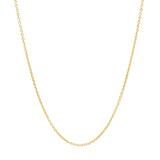 14k Yellow Gold Round Cable Link Chain 1.2mm - Premium Chains - Just $286.99! Shop now at Pulse Designer Fashion