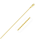 14k Yellow Gold Solid Rope Chain 1.25mm - Premium Chains - Just $440.99! Shop now at Pulse Designer Fashion