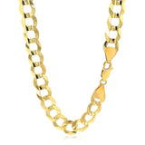 14k Yellow Gold Solid Curb Chain 10.0mm - Premium Chains - Just $6023.99! Shop now at Pulse Designer Fashion