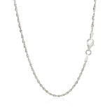 Sterling Silver 2.0mm Singapore Style Chain - Premium Chains - Just $32.99! Shop now at Pulse Designer Fashion