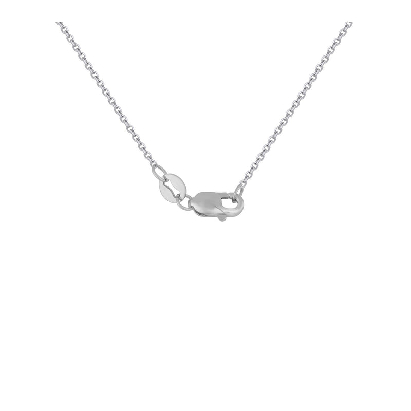 Double Infinity Diamond Pendant in 14k White Gold - Premium Necklaces - Just $1182.99! Shop now at Pulse Designer Fashion