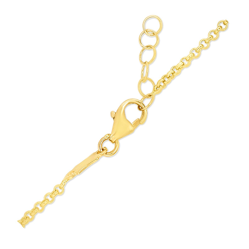 14k Yellow Gold Childrens Bracelet with Bar and Enameled Turtle - Premium Bracelets - Just $418.99! Shop now at Pulse Designer Fashion