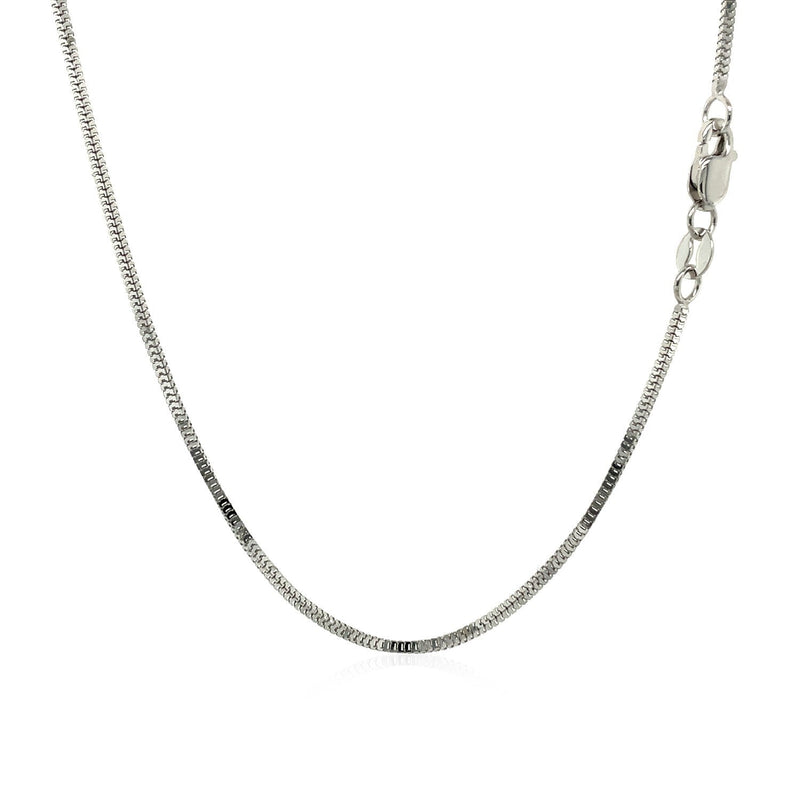 14k White Gold Milano Chain 1.1mm - Premium Chains - Just $340.99! Shop now at Pulse Designer Fashion