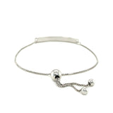 Sterling Silver Adjustable I Love You to the Moon and Back Bracelet - Premium Bracelets - Just $71.99! Shop now at Pulse Designer Fashion