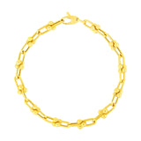 14k Yellow Gold 7 1/2 inch Jax Chain Bracelet - Premium Bracelets - Just $1612.99! Shop now at Pulse Designer Fashion