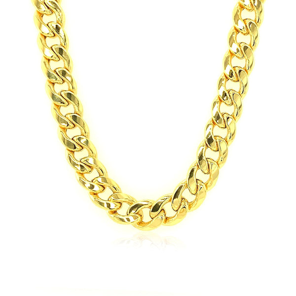 6.5mm 10k Yellow Gold Light Miami Cuban Chain - Premium Chains - Just $2816.99! Shop now at Pulse Designer Fashion