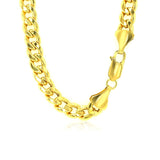 6.5mm 10k Yellow Gold Light Miami Cuban Chain - Premium Chains - Just $2816.99! Shop now at Pulse Designer Fashion