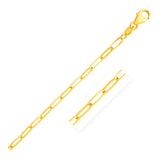 14K Yellow Gold Paperclip Chain (4.0mm) - Premium Chains - Just $1666.99! Shop now at Pulse Designer Fashion