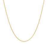 14k Yellow Gold Round Cable Link Chain 1.1mm - Premium Chains - Just $288.99! Shop now at Pulse Designer Fashion