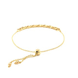 Adjustable Chain Bracelet in 14k Yellow Gold - Premium Bracelets - Just $451.99! Shop now at Pulse Designer Fashion