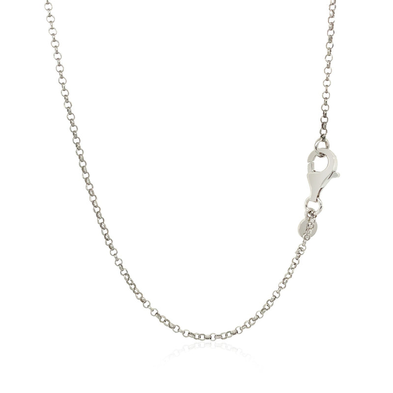 Sterling Silver 24 inch Necklace with Long Polished Bar Pendant - Premium Necklaces - Just $129.99! Shop now at Pulse Designer Fashion