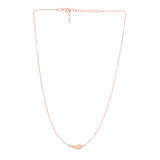 14K Rose Gold Angel Wing Necklace - Premium Necklaces - Just $323.99! Shop now at Pulse Designer Fashion