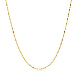 14k Yellow Gold Diamond-Cut Bead Chain 1.0mm - Premium Chains - Just $296.99! Shop now at Pulse Designer Fashion