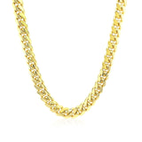 6.1mm 10k Yellow Gold Classic Miami Cuban Solid Chain - Premium Chains - Just $7042.99! Shop now at Pulse Designer Fashion