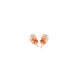 14k Rose Gold Round Stud Earrings (5.0 mm) - Premium Earrings - Just $99.99! Shop now at Pulse Designer Fashion