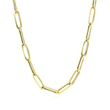 14K Yellow Gold Bold Paperclip Chain (4.2 mm) - Premium Chains - Just $832.99! Shop now at Pulse Designer Fashion