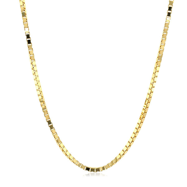 14k Yellow Gold Semi Solid Box Chain 1.6mm - Premium Chains - Just $729.99! Shop now at Pulse Designer Fashion