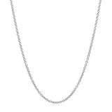 14k White Gold Round Cable Link Chain 1.5mm - Premium Chains - Just $380.99! Shop now at Pulse Designer Fashion