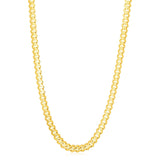 Modern Lite Edge Chain in 14k Yellow Gold (8.0 mm) - Premium Chains - Just $3392.99! Shop now at Pulse Designer Fashion