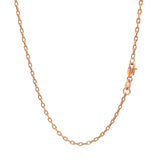 Double Extendable Cable Chain in 14k Rose Gold (1.9mm) - Premium Chains - Just $435.99! Shop now at Pulse Designer Fashion