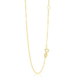 14k Yellow Gold Adjustable Box Chain 0.6mm - Premium Chains - Just $177.99! Shop now at Pulse Designer Fashion