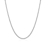 14k White Gold Bead Chain 1.5mm - Premium Chains - Just $551.99! Shop now at Pulse Designer Fashion