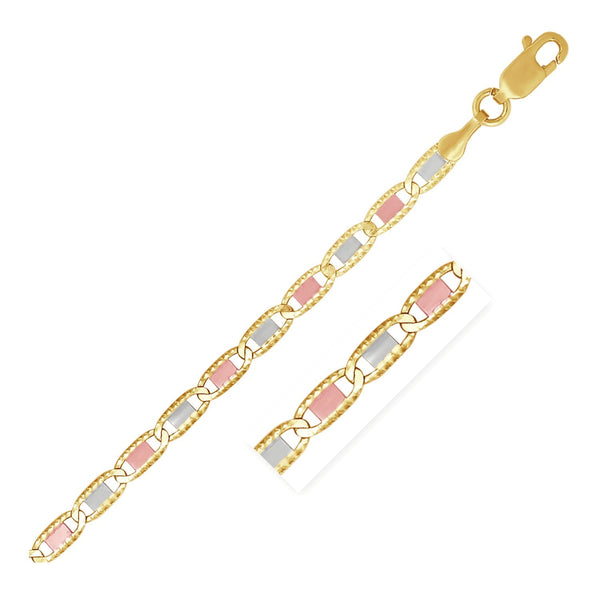 14k Yellow Gold Valentino Chain (4.1mm) - Premium Chains - Just $1967.99! Shop now at Pulse Designer Fashion