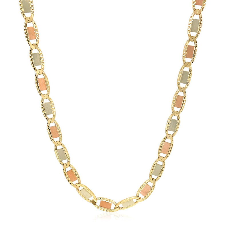 14k Yellow Gold Valentino Chain (4.1mm) - Premium Chains - Just $1967.99! Shop now at Pulse Designer Fashion