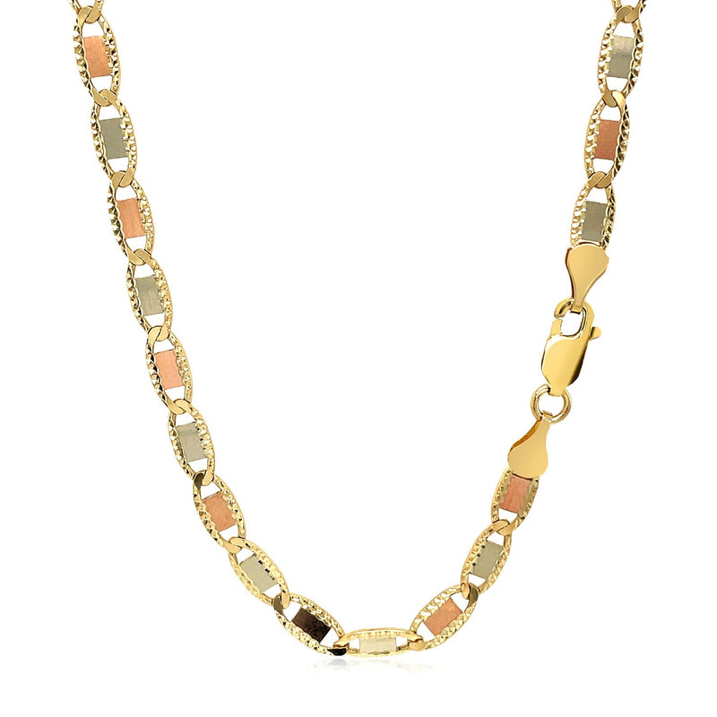 14k Yellow Gold Valentino Chain (4.1mm) - Premium Chains - Just $1967.99! Shop now at Pulse Designer Fashion