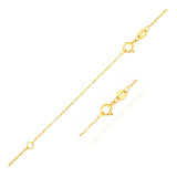 Double Extendable Box Chain in 14k Yellow Gold (0.6mm) - Premium Chains - Just $274.99! Shop now at Pulse Designer Fashion