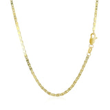 10k Yellow Gold Mariner Link Chain 1.7mm - Premium Chains - Just $238.99! Shop now at Pulse Designer Fashion