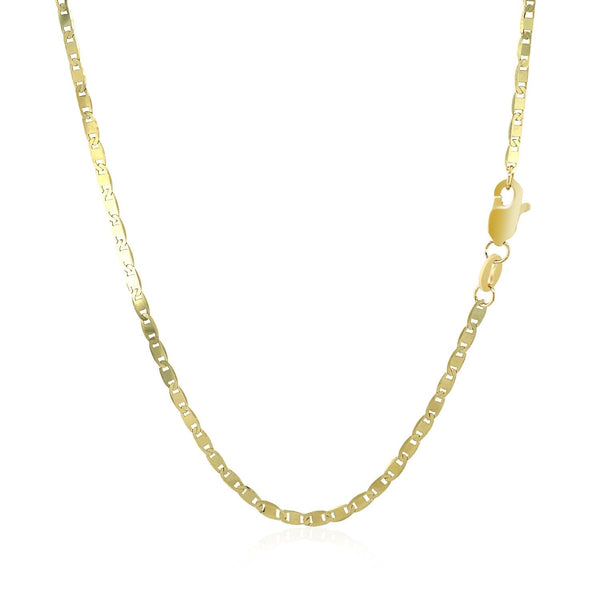 10k Yellow Gold Mariner Link Chain 1.7mm - Premium Chains - Just $238.99! Shop now at Pulse Designer Fashion