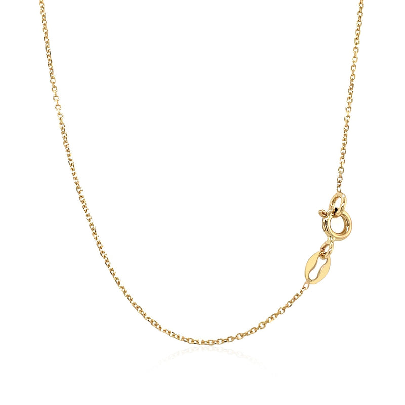 14k Yellow Gold Necklace with Petite Open Triangle Pendant - Premium Necklaces - Just $303.99! Shop now at Pulse Designer Fashion