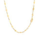 14K Yellow Gold Polished Diamond Motif Chain (3.0mm) - Premium Chains - Just $378.99! Shop now at Pulse Designer Fashion