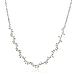 Sterling Silver 18 inch Leaf Motif Chain Necklace - Premium Necklaces - Just $98.99! Shop now at Pulse Designer Fashion