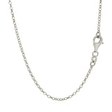 Sterling Silver 18 inch Leaf Motif Chain Necklace - Premium Necklaces - Just $98.99! Shop now at Pulse Designer Fashion