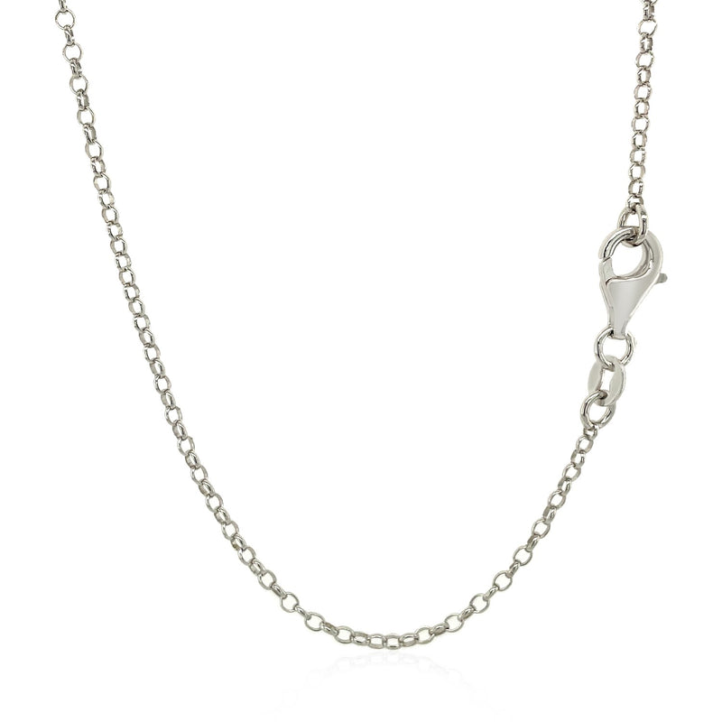 Sterling Silver 18 inch Leaf Motif Chain Necklace - Premium Necklaces - Just $98.99! Shop now at Pulse Designer Fashion