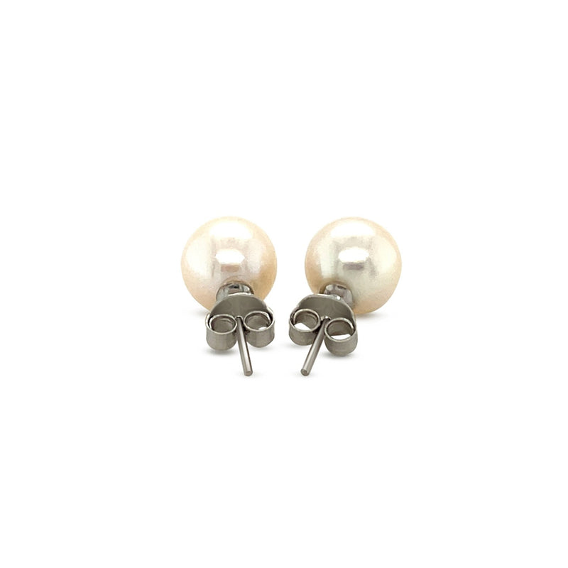 Freshwater Pearl Earrings in Sterling Silver - Premium Earrings - Just $83.99! Shop now at Pulse Designer Fashion