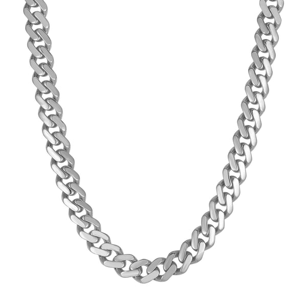 14k White Gold 22 inch Polished Curb Chain Necklace - Premium Necklaces - Just $5638.99! Shop now at Pulse Designer Fashion