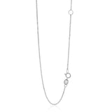 14k White Gold Adjustable Cable Chain 1.1mm - Premium Chains - Just $308.99! Shop now at Pulse Designer Fashion