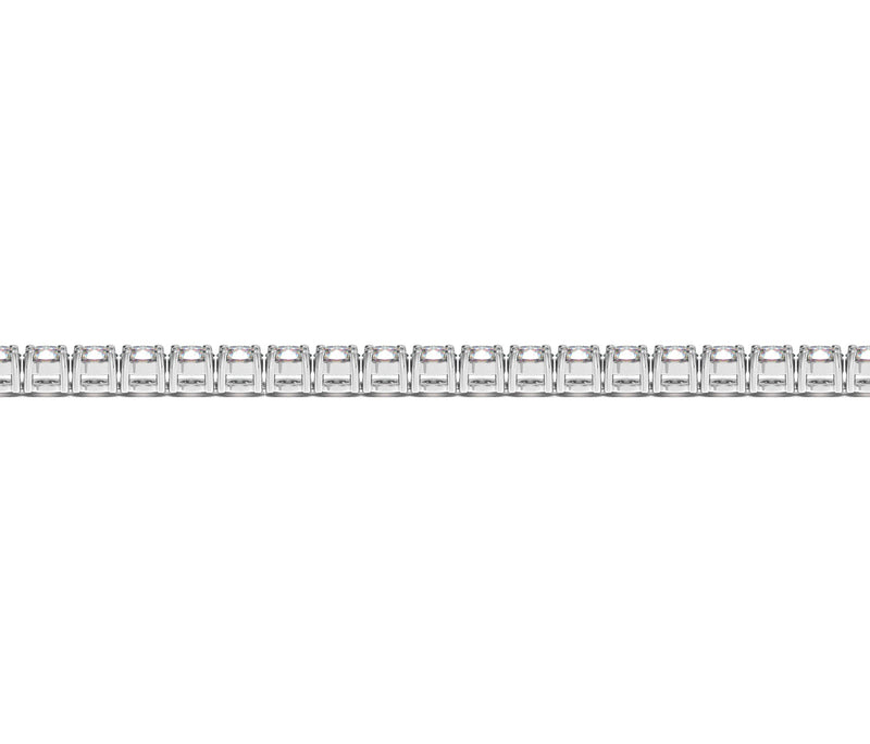 14k White Gold Round Diamond Tennis Bracelet (5 cttw) - Premium Bracelets - Just $15241.99! Shop now at Pulse Designer Fashion