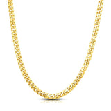 7.1mm 10k Yellow Gold Classic Miami Cuban Solid Chain - Premium Chains - Just $9413.99! Shop now at Pulse Designer Fashion