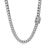 5.3mm 14k White Gold Miami Cuban Semi Solid Chain - Premium Chains - Just $3621.99! Shop now at Pulse Designer Fashion