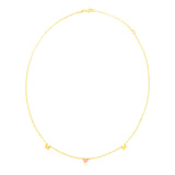 14k Yellow and Rose Gold Mom Necklace - Premium Necklaces - Just $410.99! Shop now at Pulse Designer Fashion